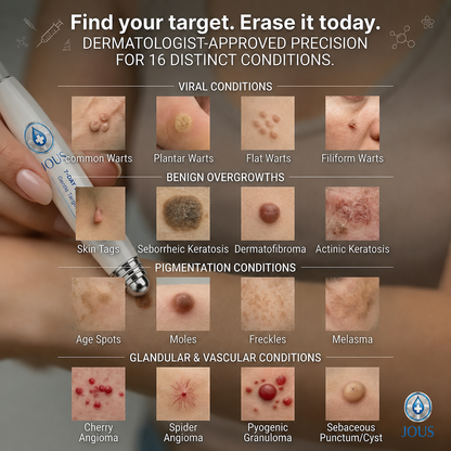 JOUS®🛍️ 𝟕-𝐃𝒂𝘆 𝐒𝗸𝐢𝐧 𝐓𝒂𝗴 & 𝐒𝐩𝙤𝐭 𝐄𝐫𝒂𝐬𝙚𝐫 Painless & Scar-Free Advanced Imperfection Removal Rollerball Pen